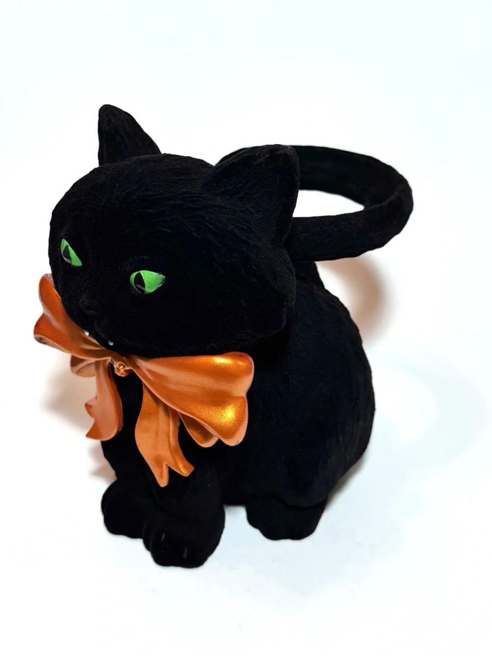 VAMPIRE CAT Pedestal 3-Wick Candle Holder & Candle